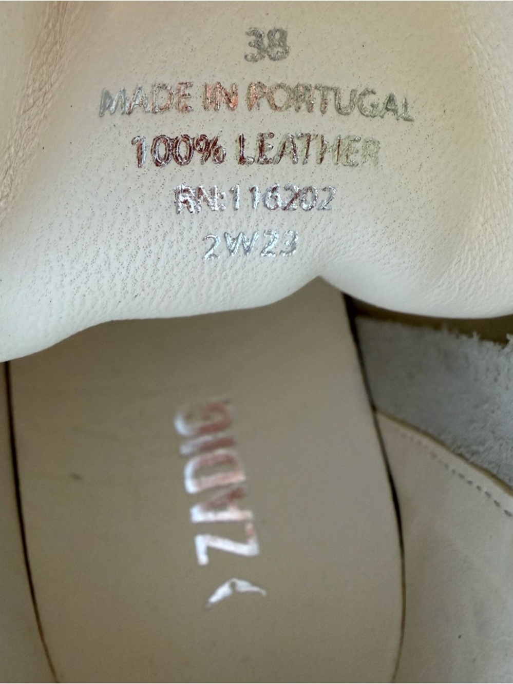 Zadig & Voltaire Women's Flash High-Top size 38 (7) - Picture 10 of 12